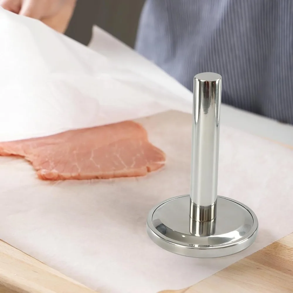 

Food Grade Stainless Steel Meat Tenderizer Weighted Rust Proof Meat Loosening Hammer Preventing Odor Transfer Mirrored Surface