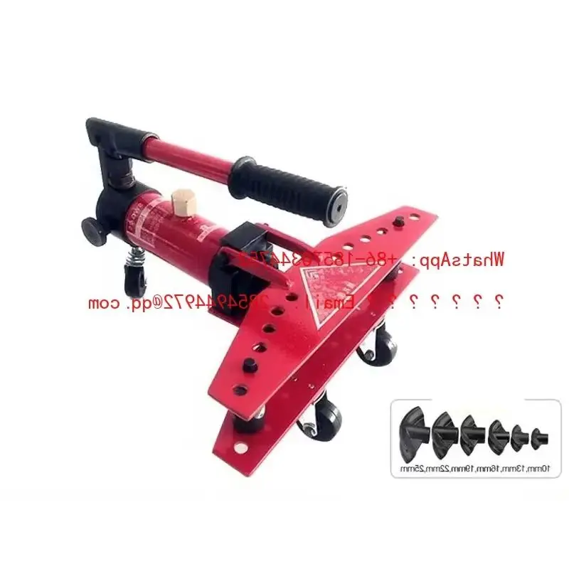 L 20 SWG-25 Hydraulic Rebar Bender Manual Copper Tube Bending Machine Stainless Steel Pipe Bending Tool Powerful Hydraulic Plier