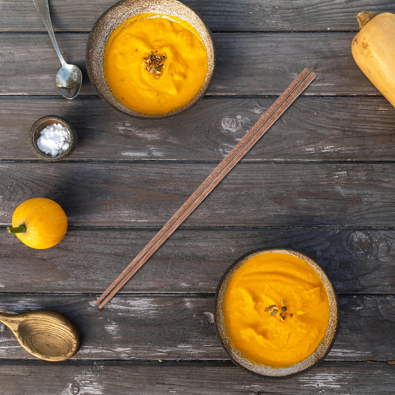 

2pcs Long Chinese Chopsticks Heat Resistant Wooden Cooking Utensils For Hot Pot Frying Noodles Stirring Grilling Reusable