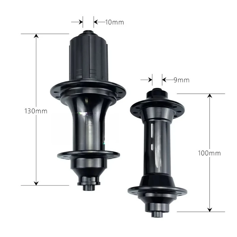 Bearing road bike wheel hub with 8-12 speed 6 claw 72 click rim