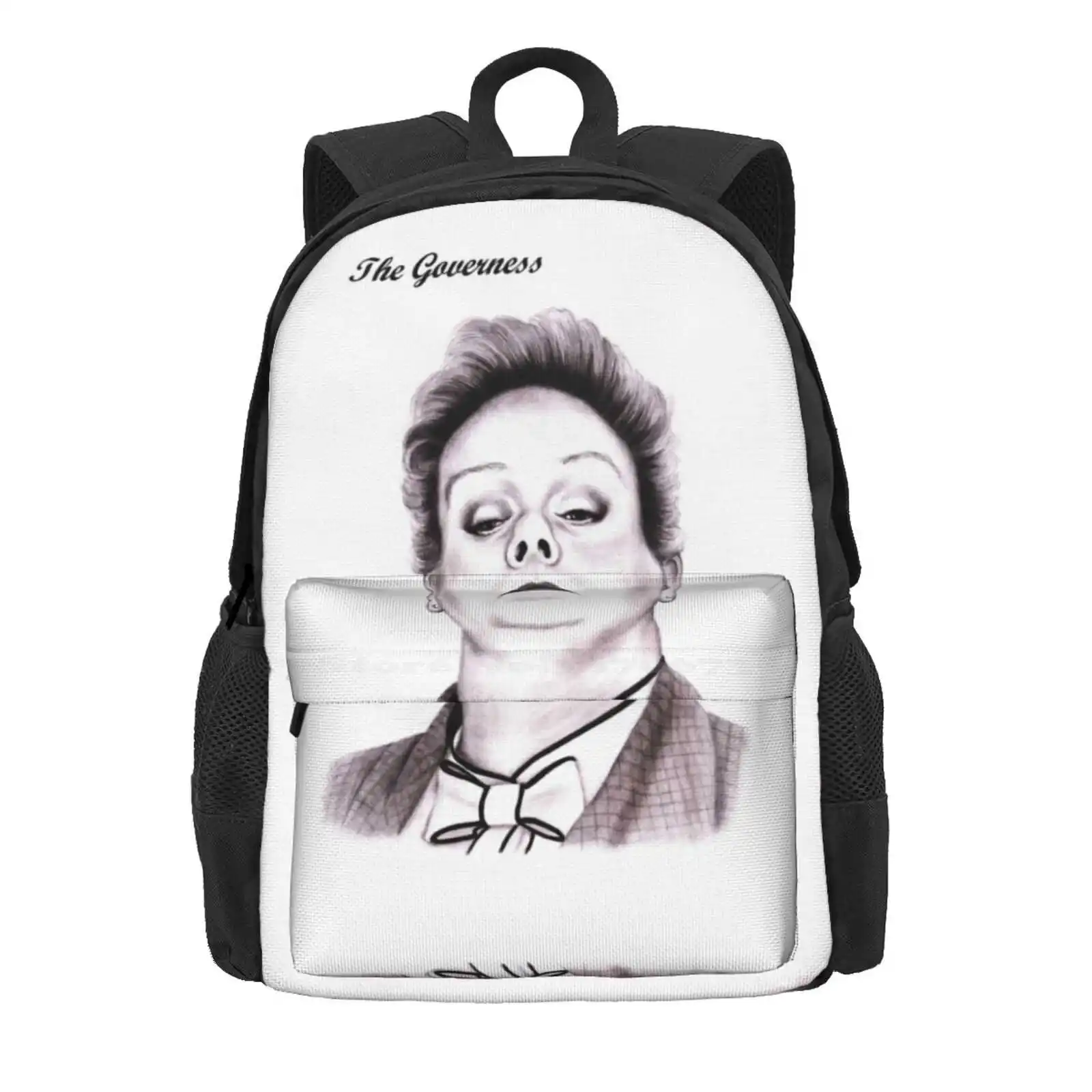 The Governess Hot Sale Schoolbag Backpack Fashion Bags The Chase Ann Hegerty Governess Game Show Tv Personality Chaser Portrait