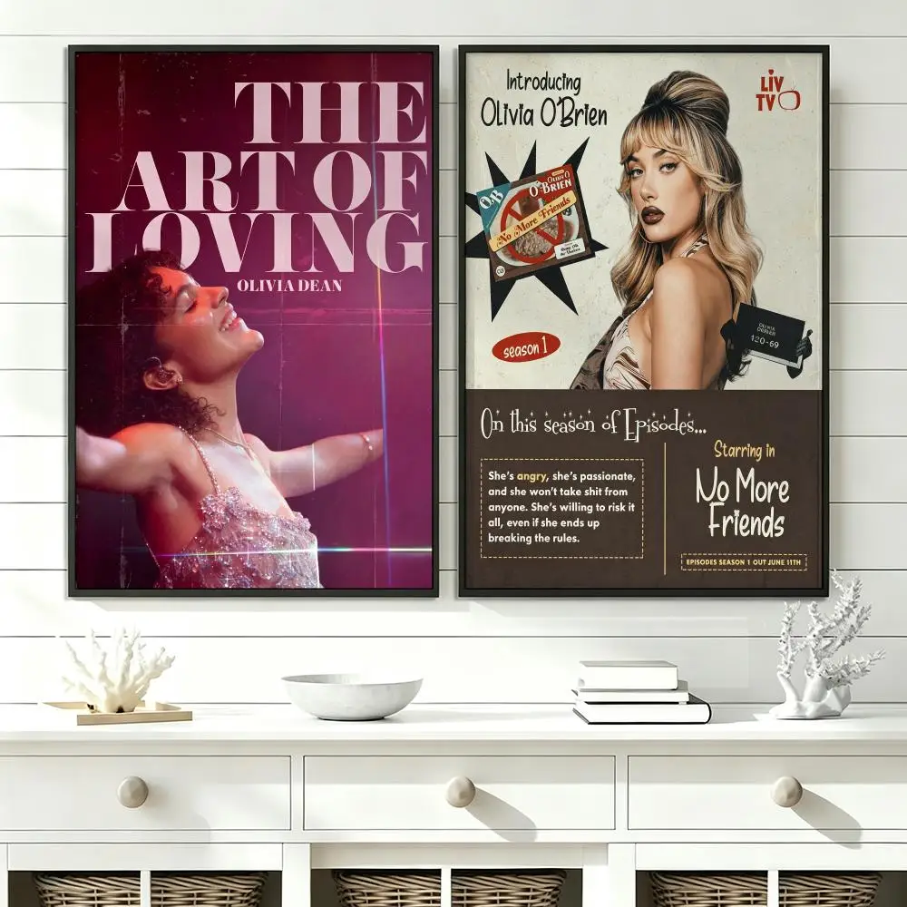 music Olivia O'Brien Poster Poster HD Trendy SelfAdhesive Wall Art Print For Living Room Bedroom Dorm Office Home Gift