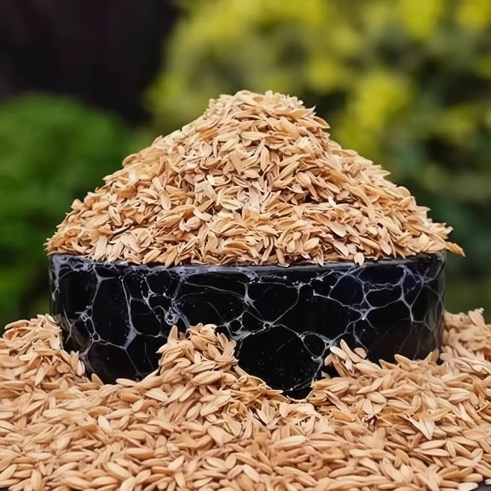 Sustainable Rice Husk Fillers For Pillows Organic Pet Bedding Garden Mulch Brewing Fermentation Material Bulk