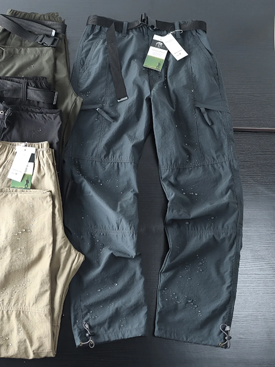 

Мужские летние повседневные брюки-софтшелл прямого кроя, ветрозащитные, водонепроницаемые, облегающие, с поясом, для активного отдыха и работы