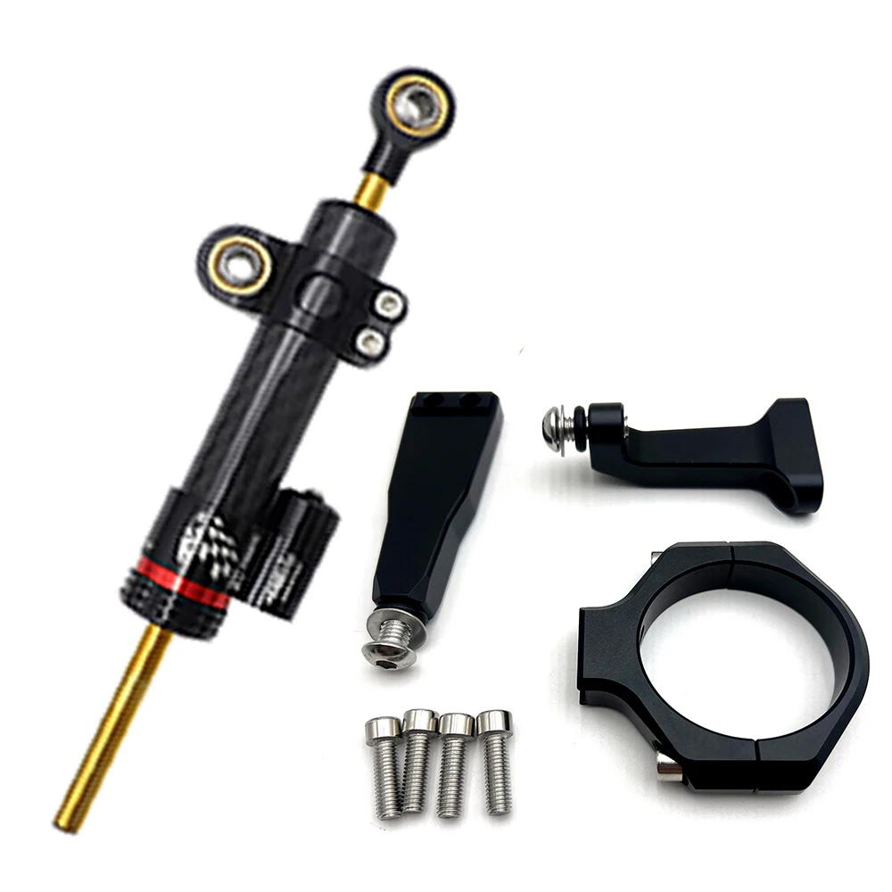 CFMOTO 675SR-R 675SRR 새로운 오토바이 액세서리 조정 가능한 스티어링 댐퍼 안정기 장착 브래킷 키트