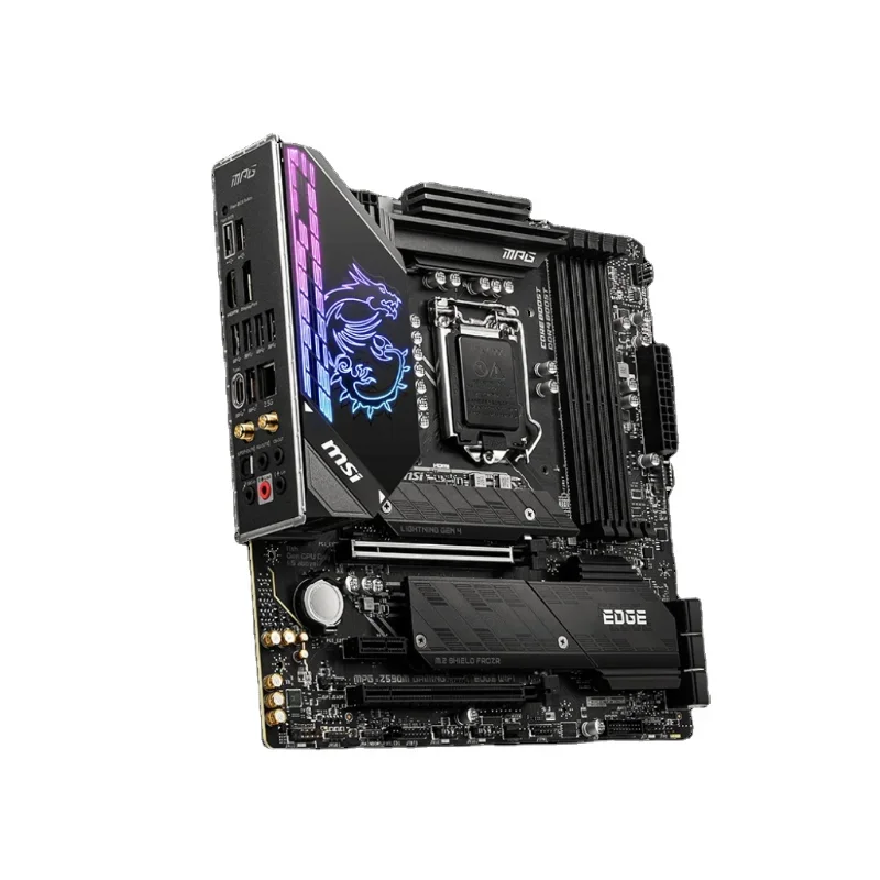 Carte mère Z590M Gaming Edge WIFI pour ordinateur de bureau, Z590I