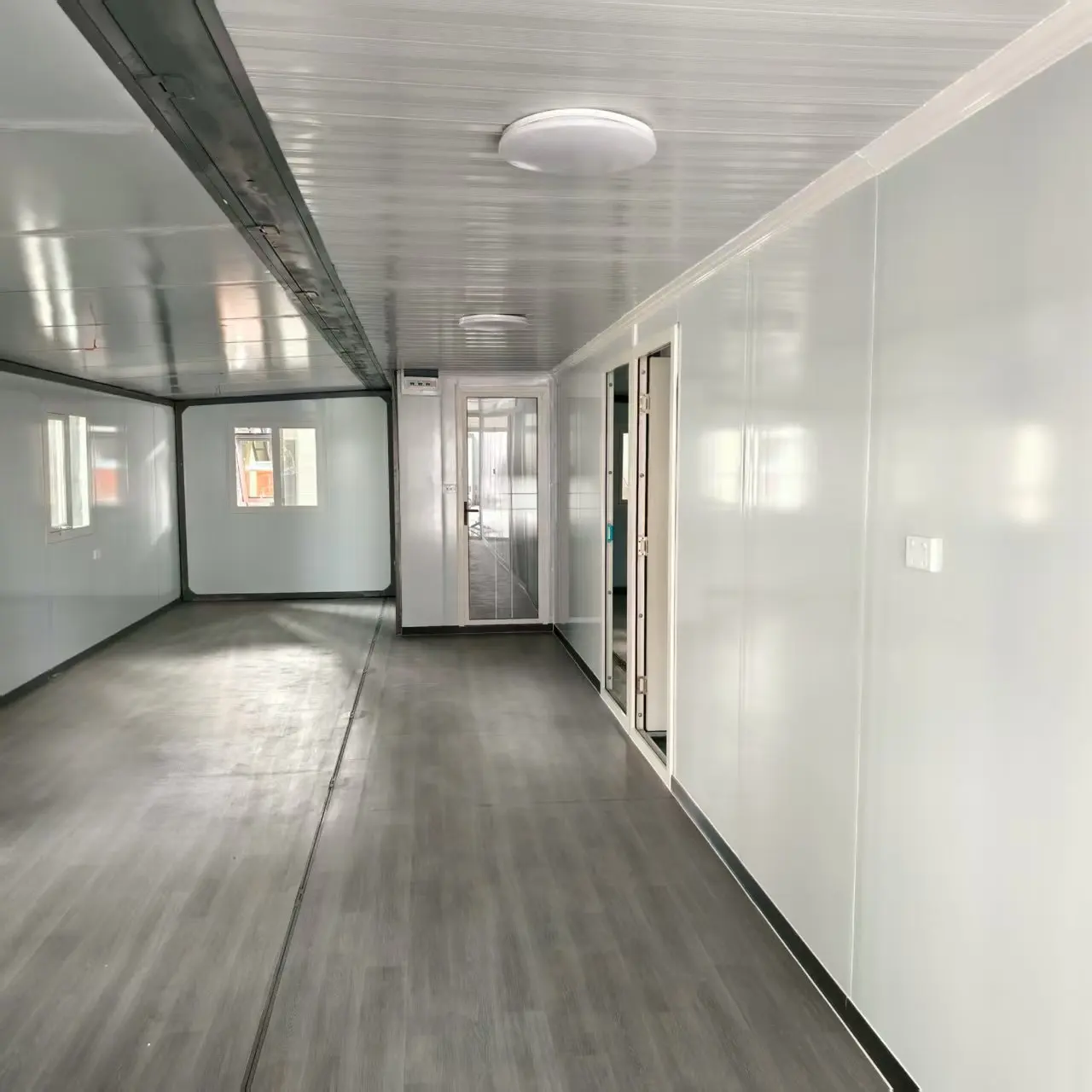 40ft Hurricane Proof Sandwich Panel Prefabricated Folding Expandable Security Container Living House Bathroom Kitchen 50mm/75mm