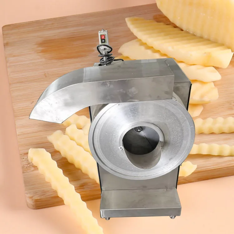 New Small Fresh Sweet Potato Chips Making Cutting and Frying Machine Industrial French Fry Potato Chips Cutter