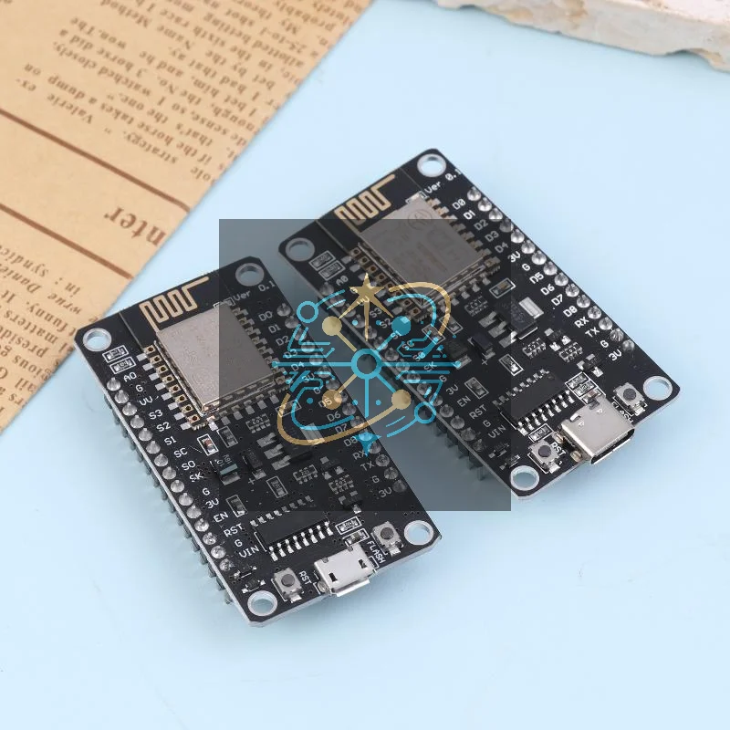 Carte de développement WIFI V2.1 ESP8266 ESP-12F Micro USB-CH340 avec bouton FLASH et bouton RST