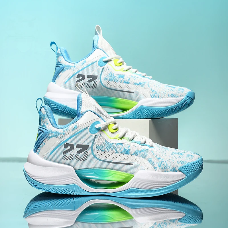 

Unisex Basketball Shoes High Quality Comfort Men Outdoor Sports Shoes Breathable Mesh Basketball Sneakers for Men Women