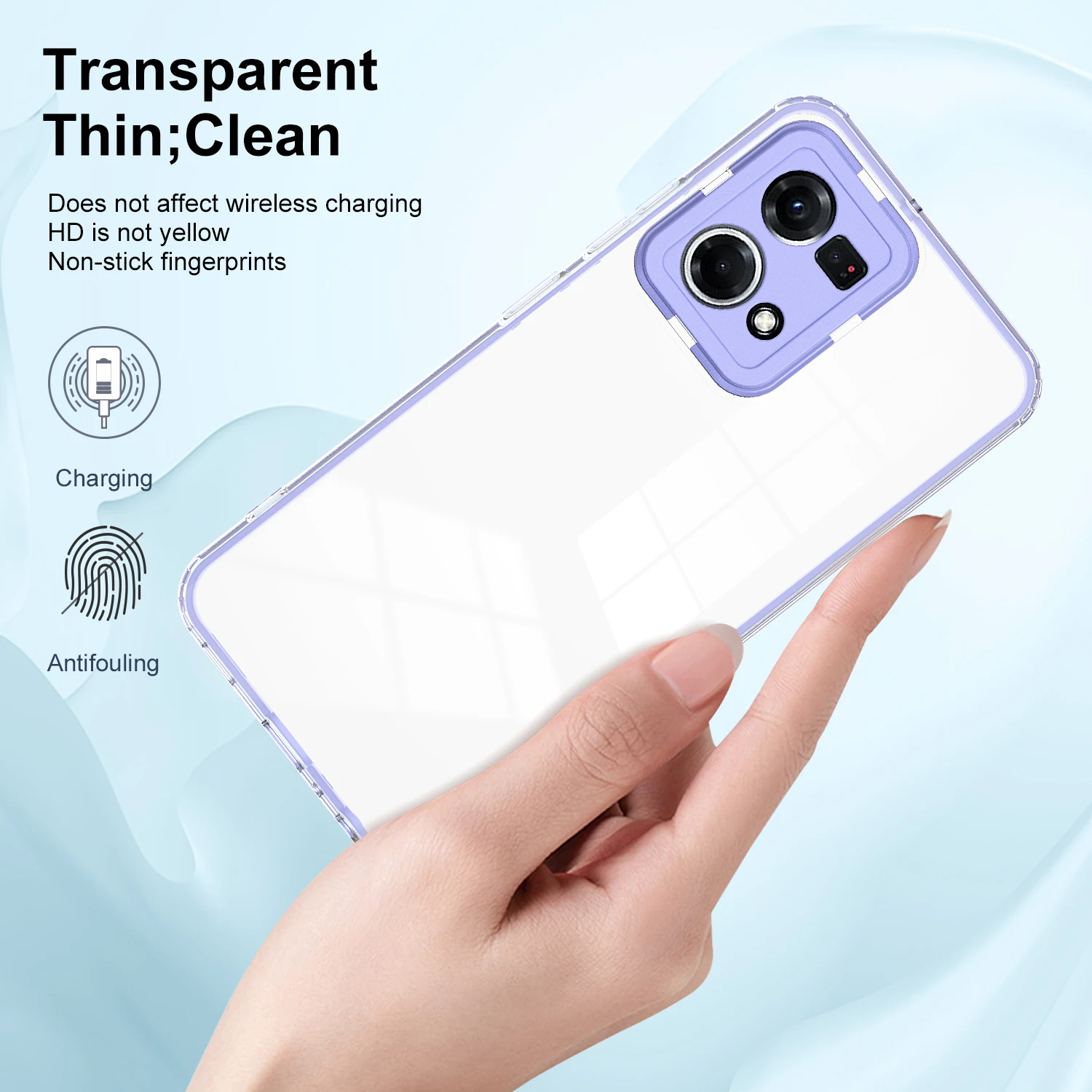 3 IN 1 Full Shockproof Phone Case For OPPO Reno 8 7 4G 5G Clear Transparent Back Cover