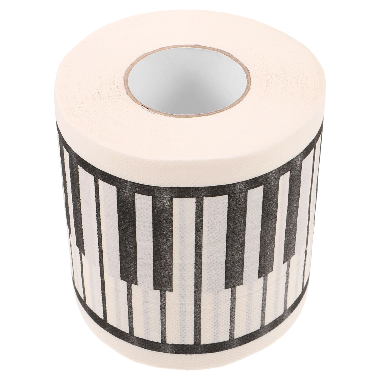 1 Roll Decorative Toilet Paper Roll Piano Patterns Toilet Paper Bathroom Tissue Roll toilet tissues rolls