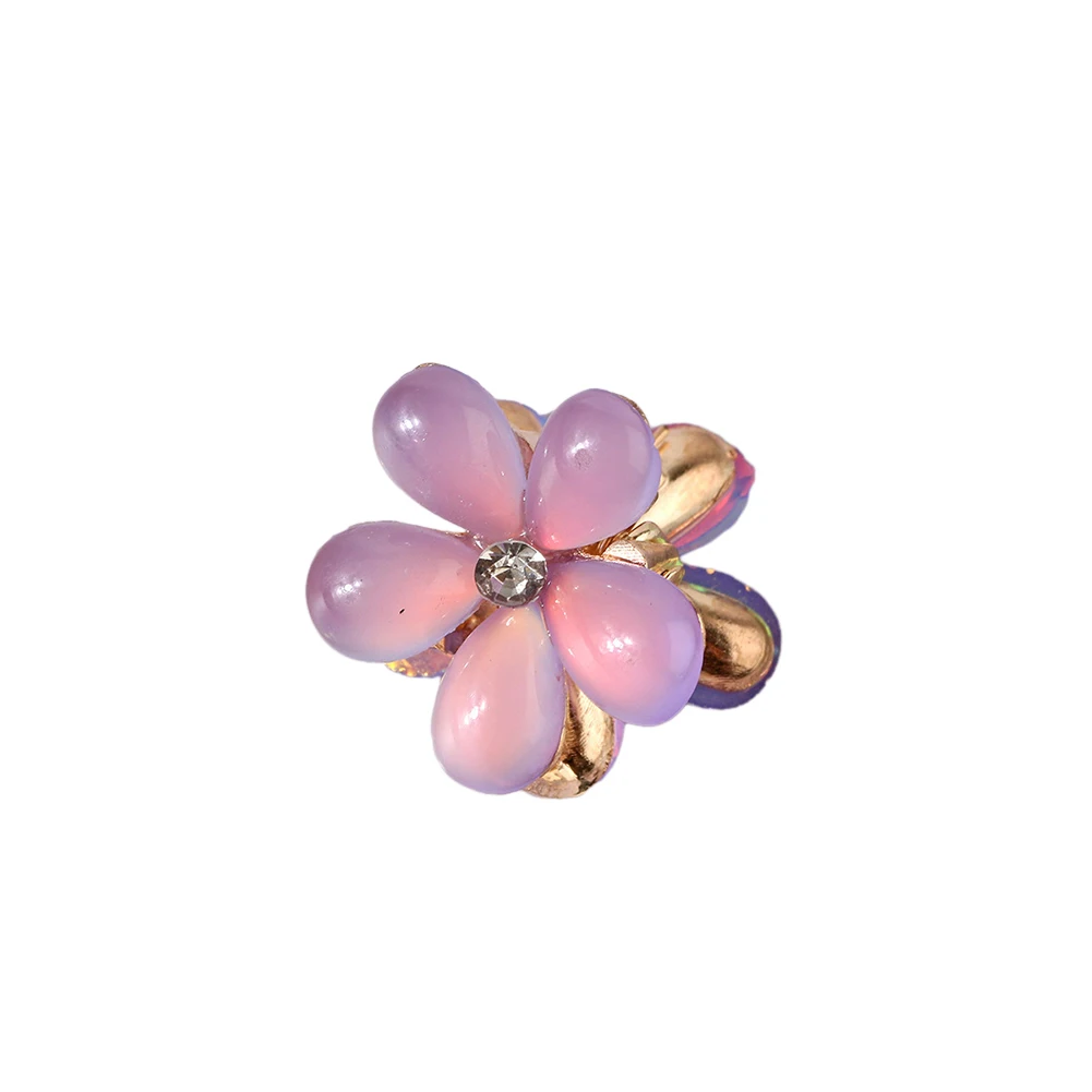 

Shaped Clip Womens Hair Clip Travel 1pcs Accessories Acrylic Alloy Big Flower Candy Colors Cute Daily Size