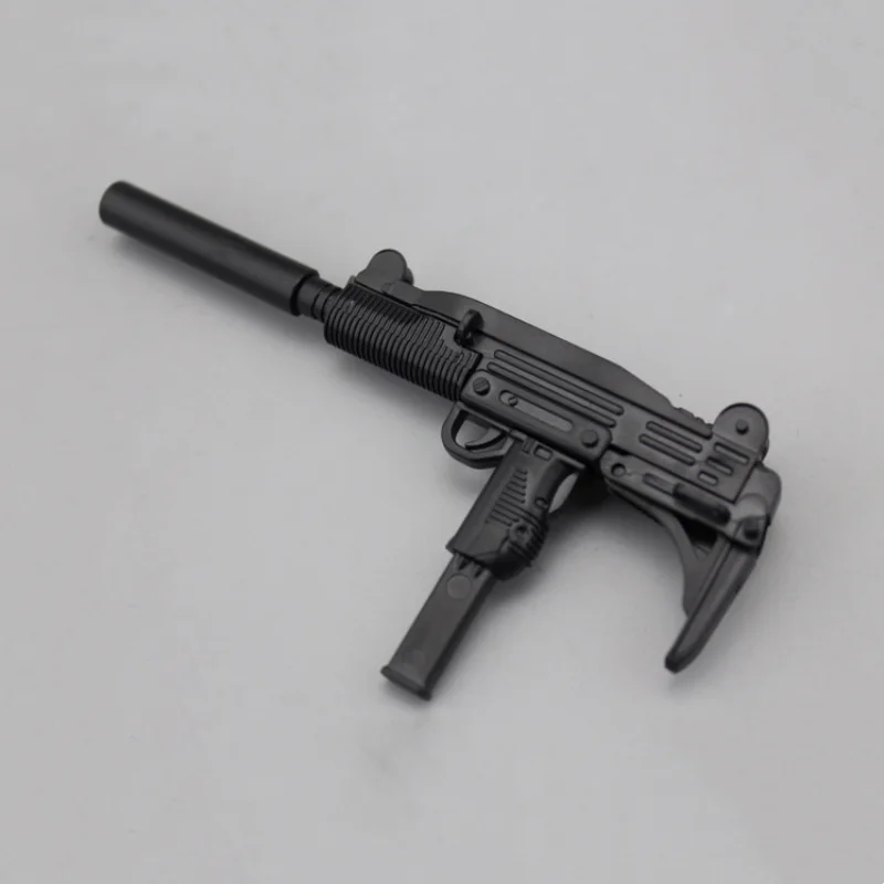 1/6 Scale Uzi Assembly Weapon Model Kit Soldier Accessories