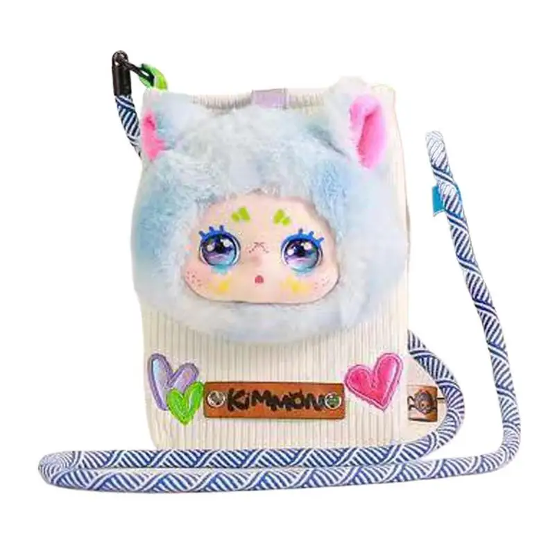 Sac de rangement de maquillage portable pour enfants, sac de dessin animé, sac de voyage pour jouets, sac de rangement cosmétique portable à la mode