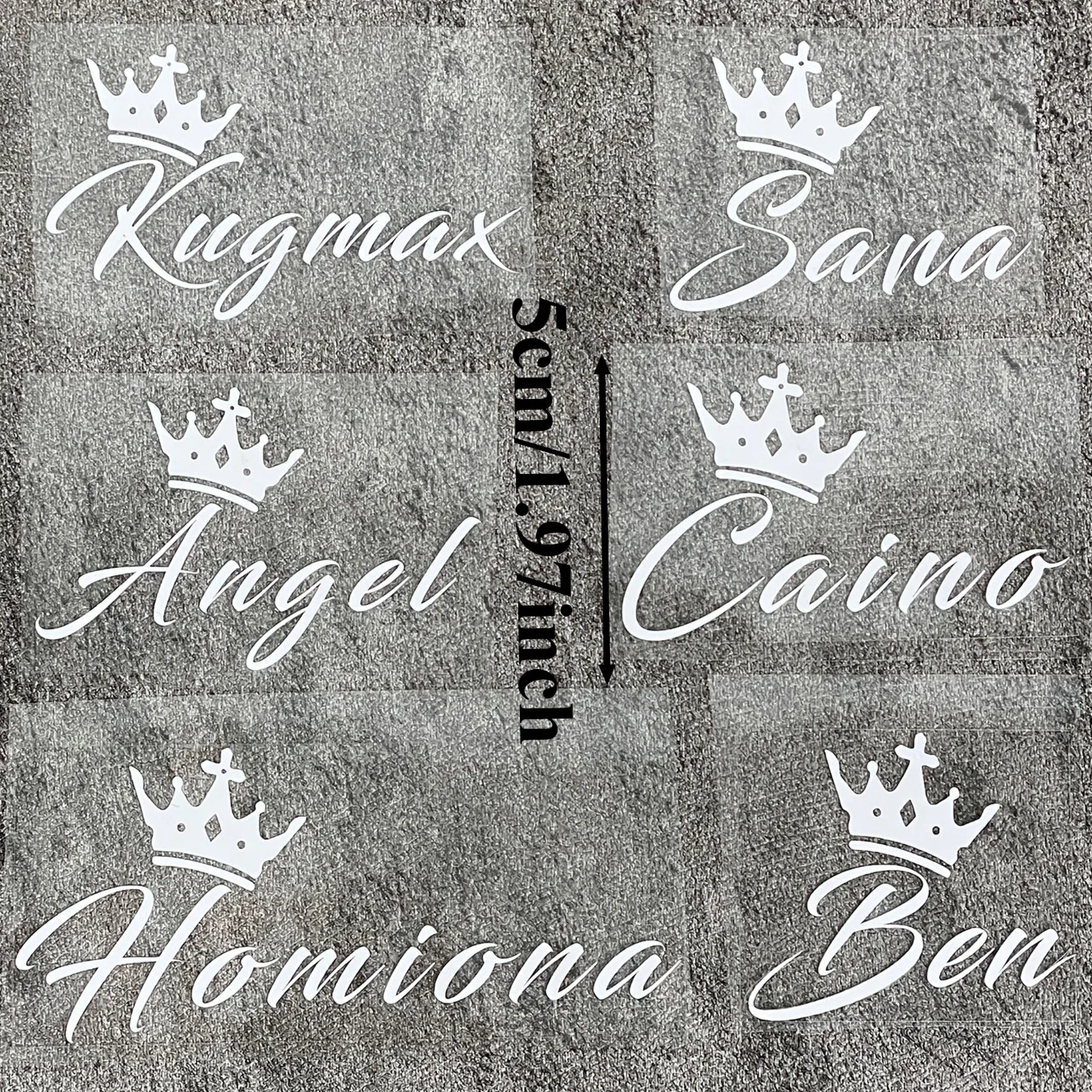 Custom Crown Name Sticker Pers - Laptop Accessories Name recension och pris