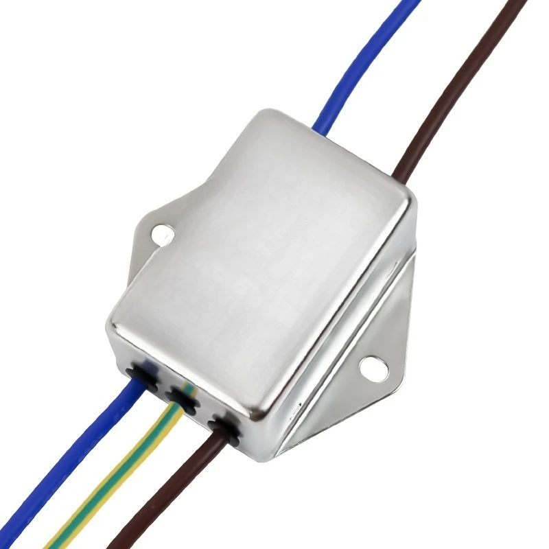 For EMI Power Filter CW1BL2-10A-L040 3A6A10A Lead Type 220VAC Dual Stage Single Phase AC