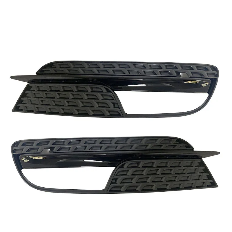 

1 Pair Fog Light Grille Gloss Black Fit For Audi A5 Standard Bumper 2012-2016 Car Accessories