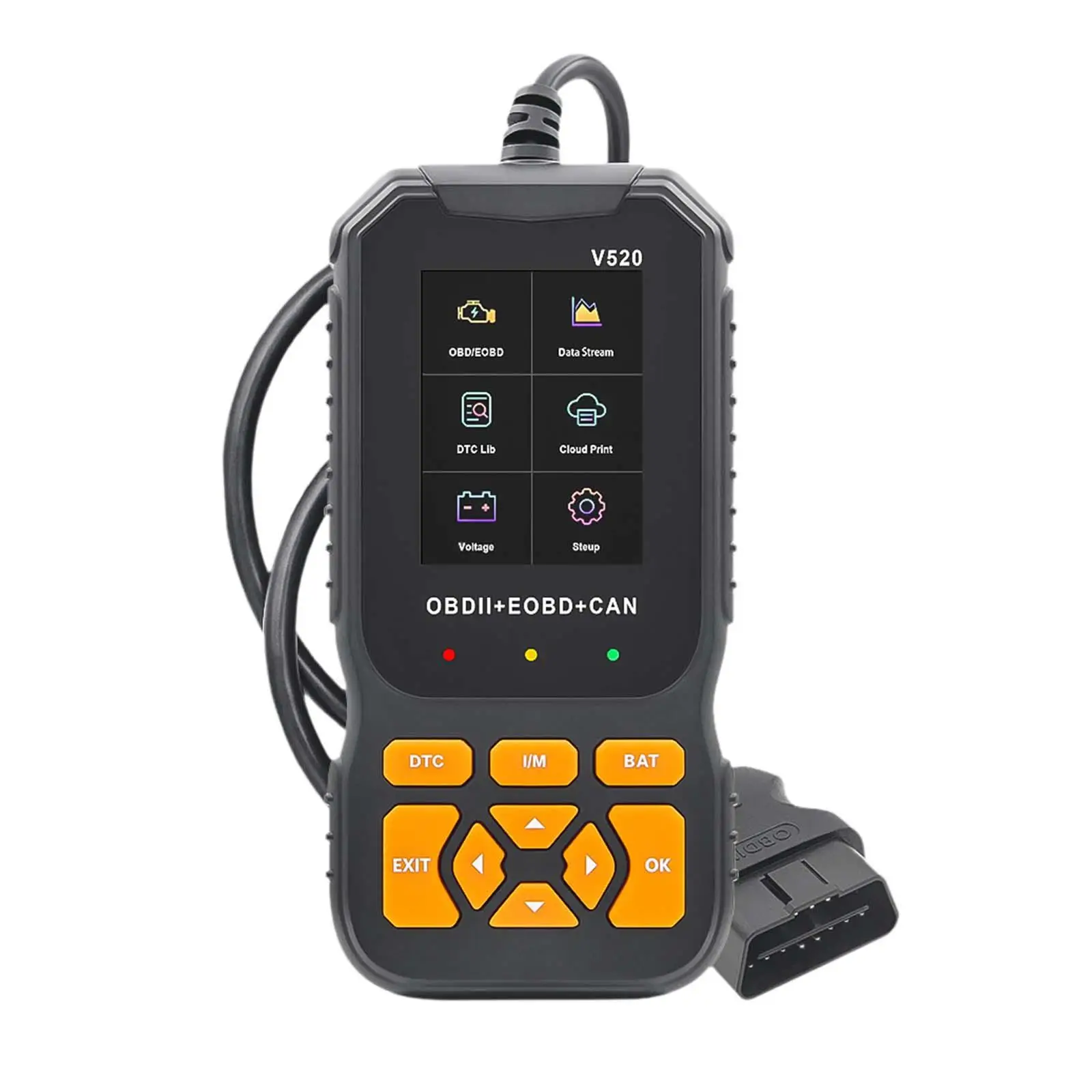 

Сканер неисправностей двигателя OBD2 диагностический инструмент 10 языков практичный Профессиональный Универсальный Автомобильный сканер V520 диагностический инструмент