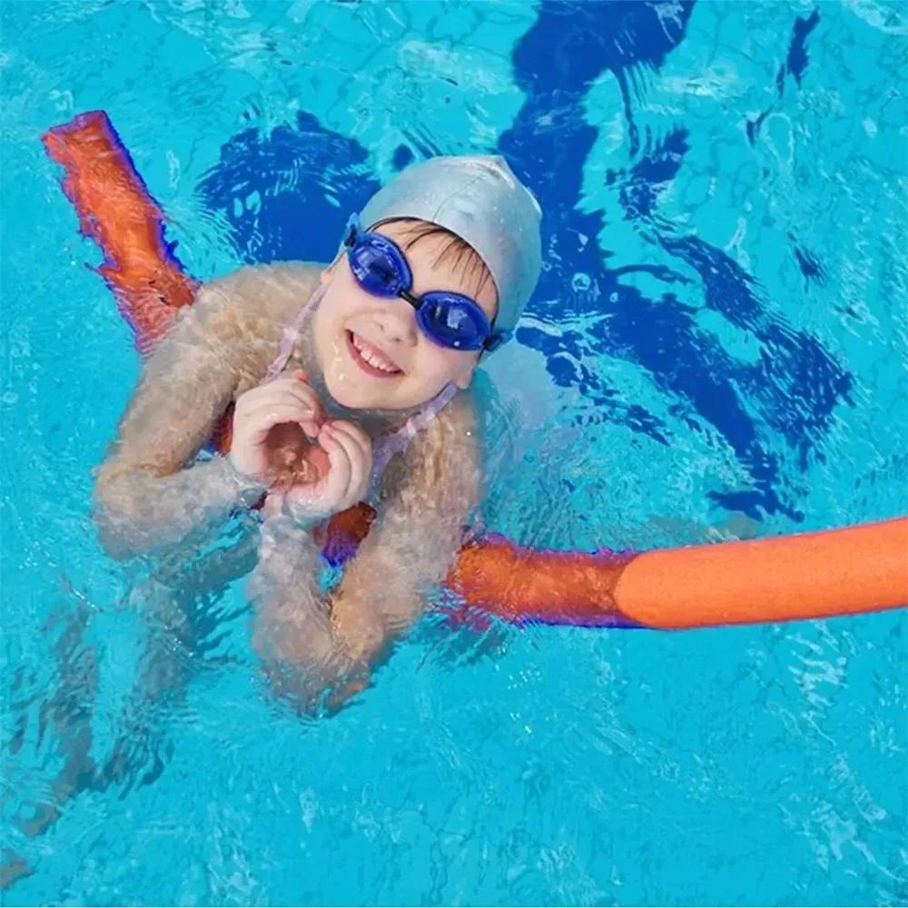 1Pc Flexible Foam Swim Noodle Solid Color Strong Buoyancy Floatation Stick For Pool Beach River Water Games view 6