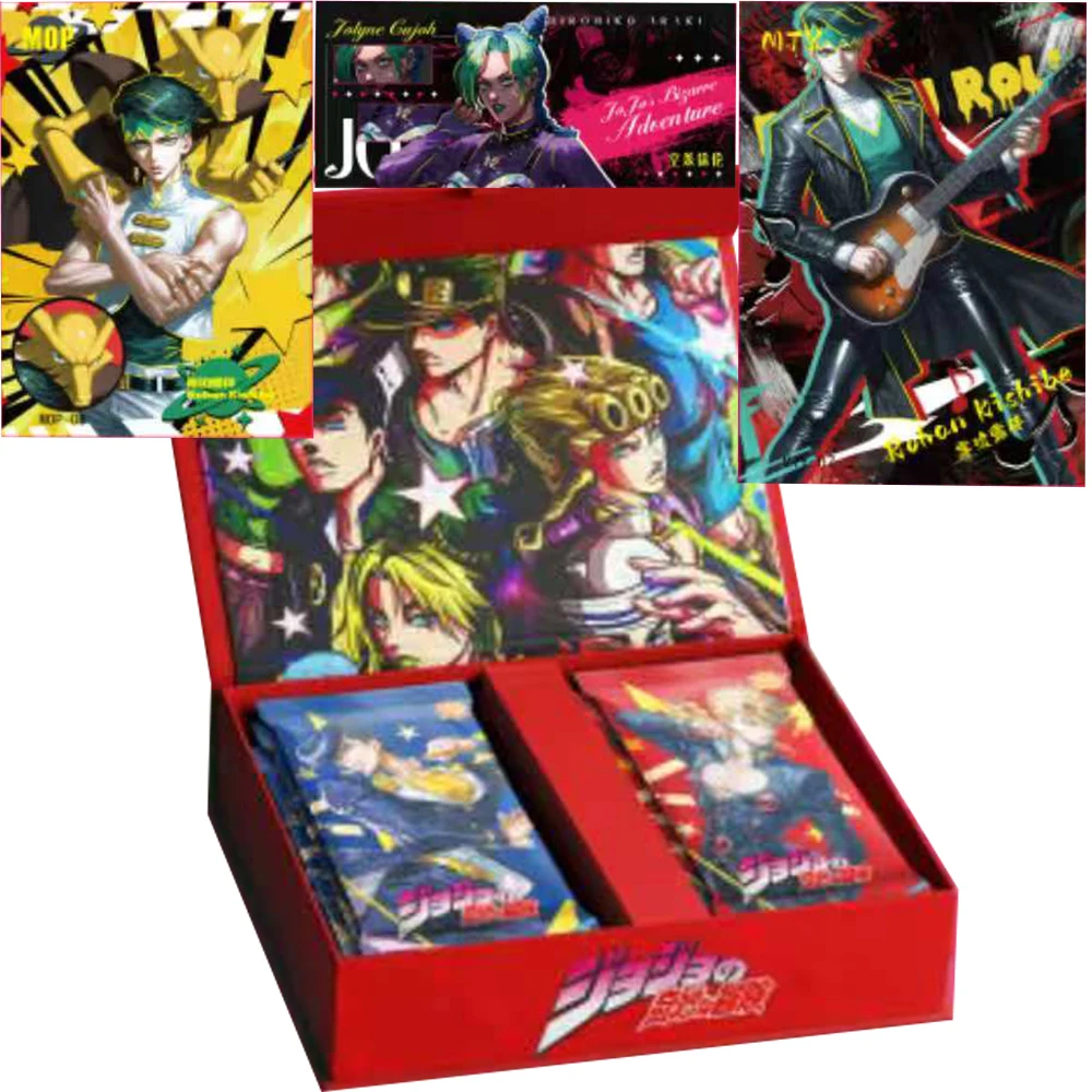 

JoJo's Bizarre Adventure Collection Card Hot Blooded Battle Japanese Anime Peripheral Character Creative Cards Boys Girls Gifts