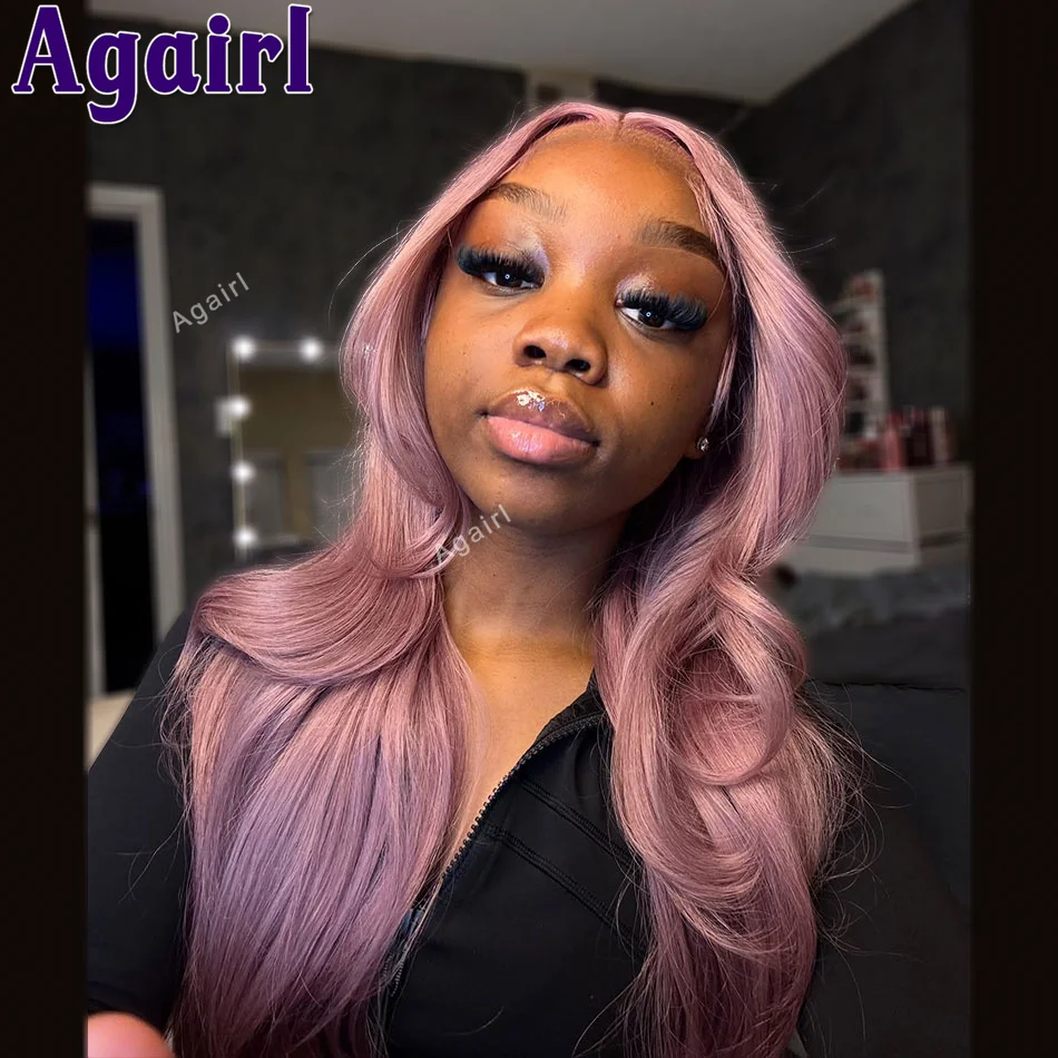 

32Inch lesh Pink 613 Colored 200% Brazilian Body Wave 13x4 13x6 Lace Frontal Human Hair Wigs PrePlucked 6X4 5x5 Lace Closure Wig