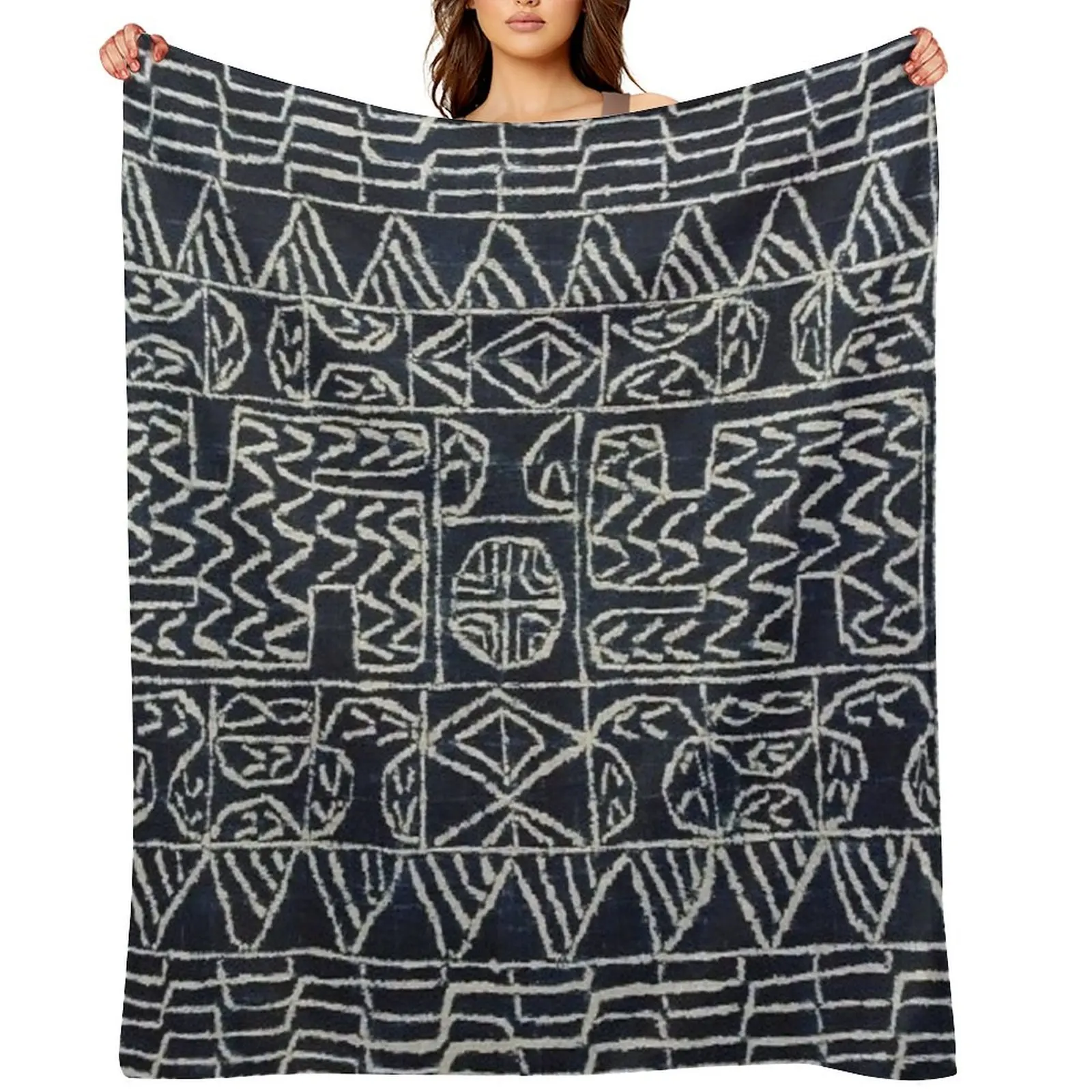 

Ndop Africa design Throw Blanket manga Weighted Decorative Throw Decoratives Blankets