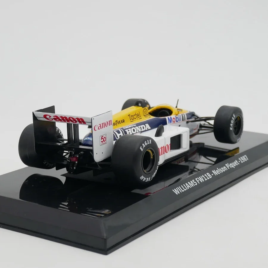 Diecast Ixo 1:24 Scale FW11B 1987 F1 Racing Alloy Classic Car Model Collectible Toy Gift Souvenir Display Ornaments