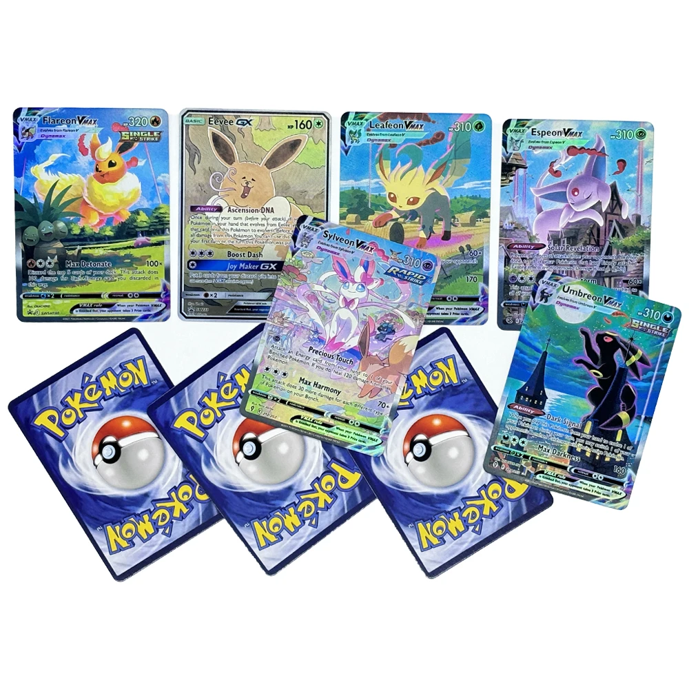 9 sztuk/zestaw Diy Self Made 63X88Mm PTCG karta kolekcjonerska wróżka słońce księżyc Eevee refrakcja karta kolekcjonerska zabawki prezentowe