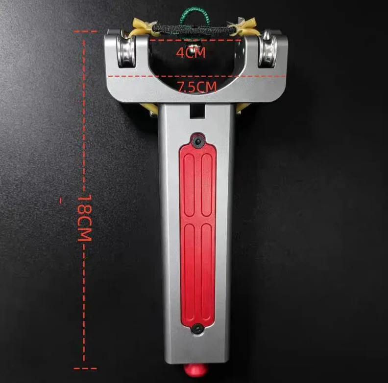 1pcs Creative Outdoor Portable EDC Aluminum Alloy Automatic Loading Rapid Fire Slingshot Camping Hiking Hunting Tool view 6