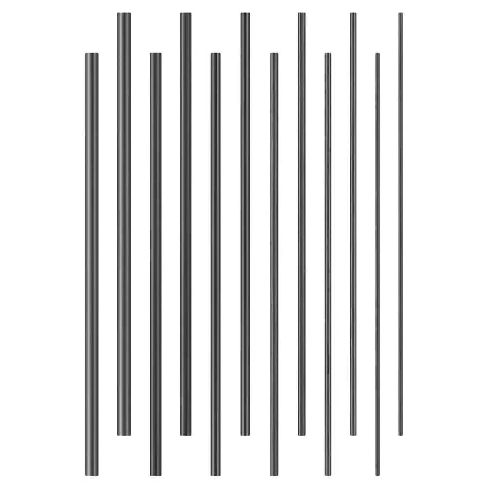 

12 Pcs Carbon Fiber Fishing Rod Repair Tools Kit 10cm Solid Stick Tent Stand Refit Accessories Durability Fishing