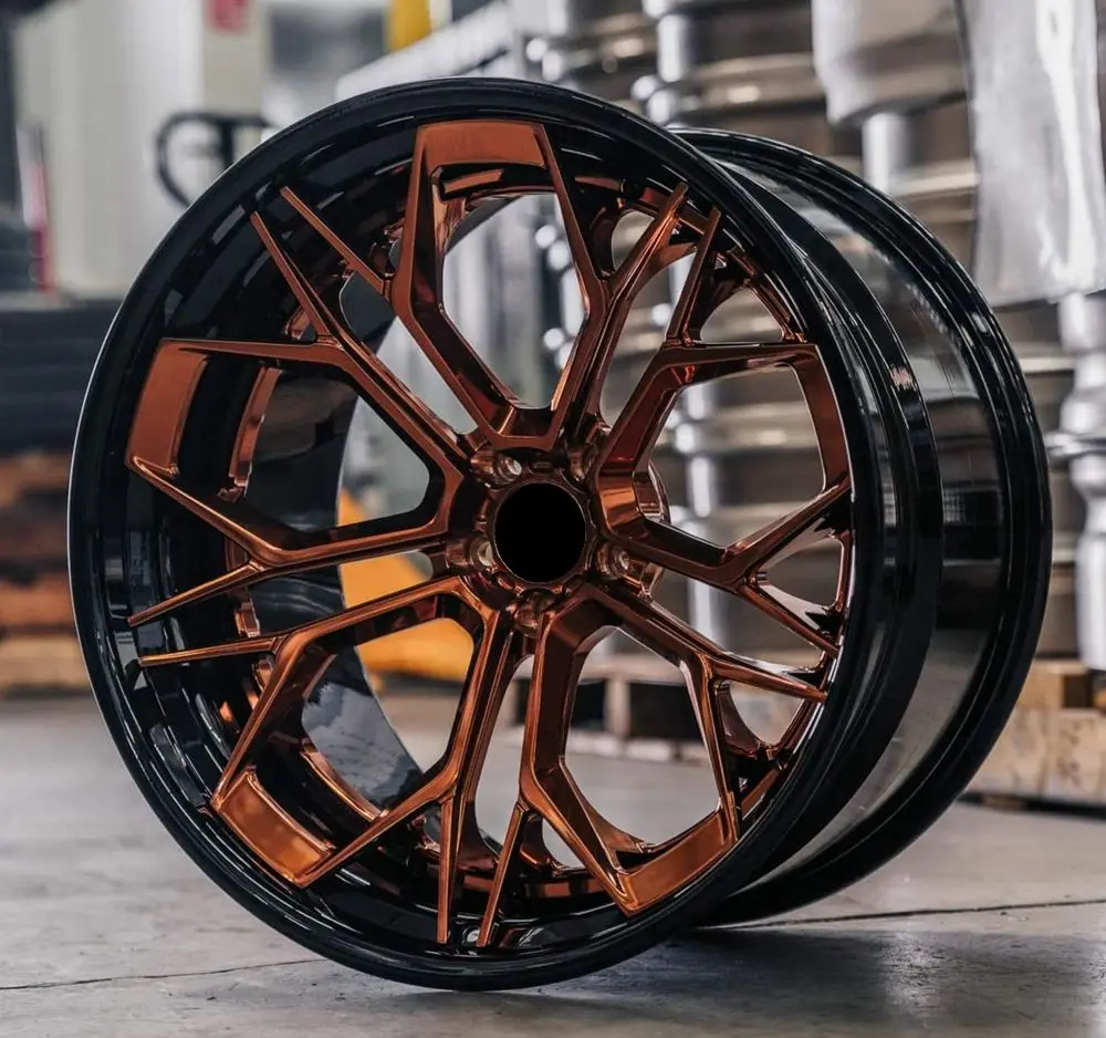 

FSC-1008 Forgestar 6061-T6 Alloy Car Wheels Custom 19 22 24 26 Inch 2-piece 5x114.3 Forged Carbon Fiber Wheels for BMW for BENZ