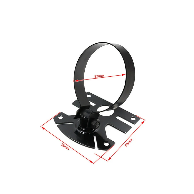 2'' 52mm Adjustable Single Hole Car Gauge Meter Pod Mount Holder Swivel Bracket