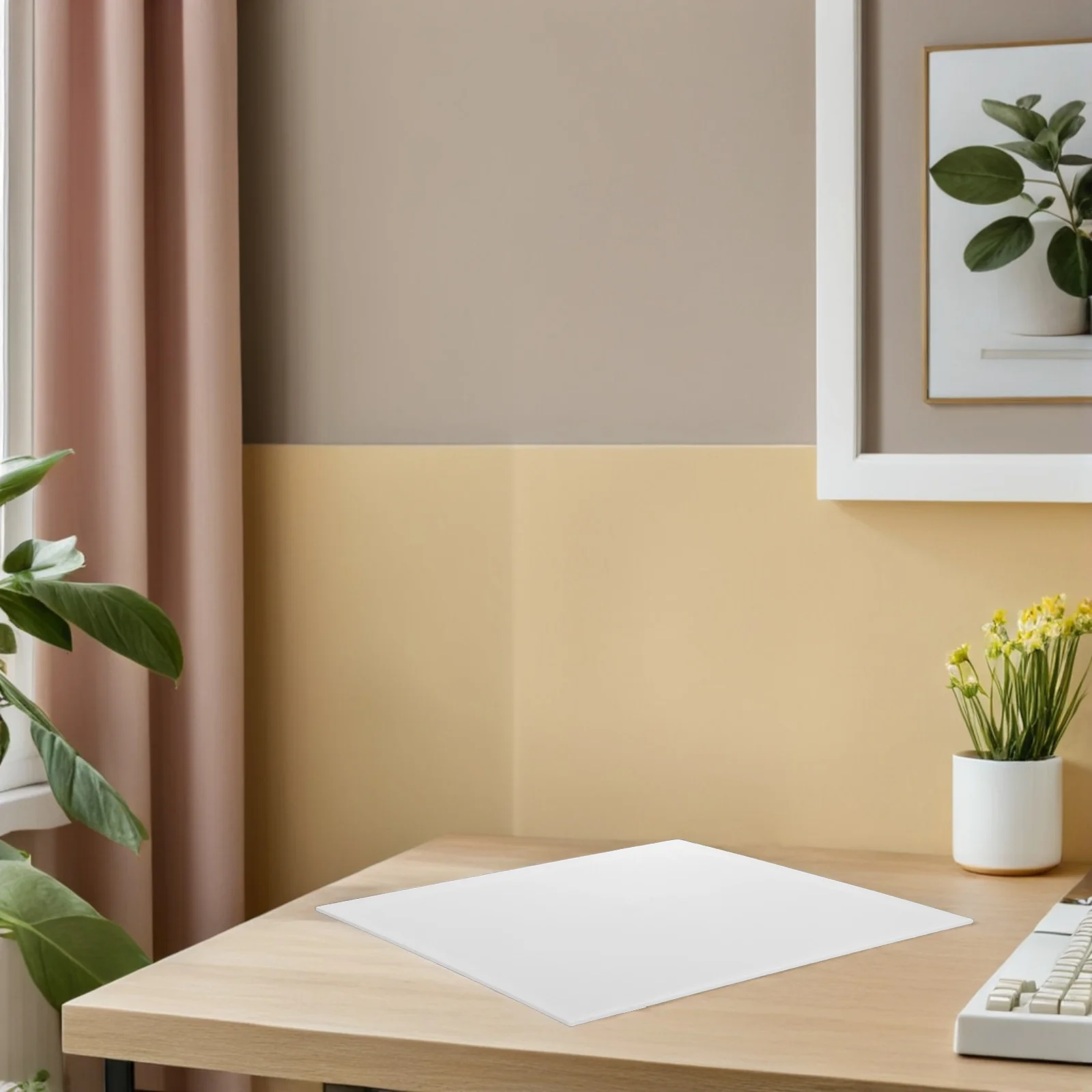 4Pcs Light Diffuser Panel for Ceiling Lights 11.8inch White Acrylic LED Cover Easy Installation Uniform Brightness Plastic Light