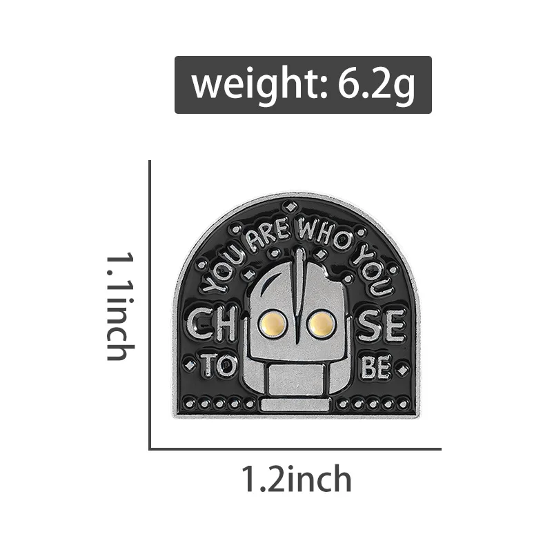  الكرتون الصلب العملاق المينا دبوس لطيف بروش دبابيس شارة معدنية على ظهره الملابس والاكسسوارات مضحك مجوهرات أصدقاء الاطفال الهدايا #2