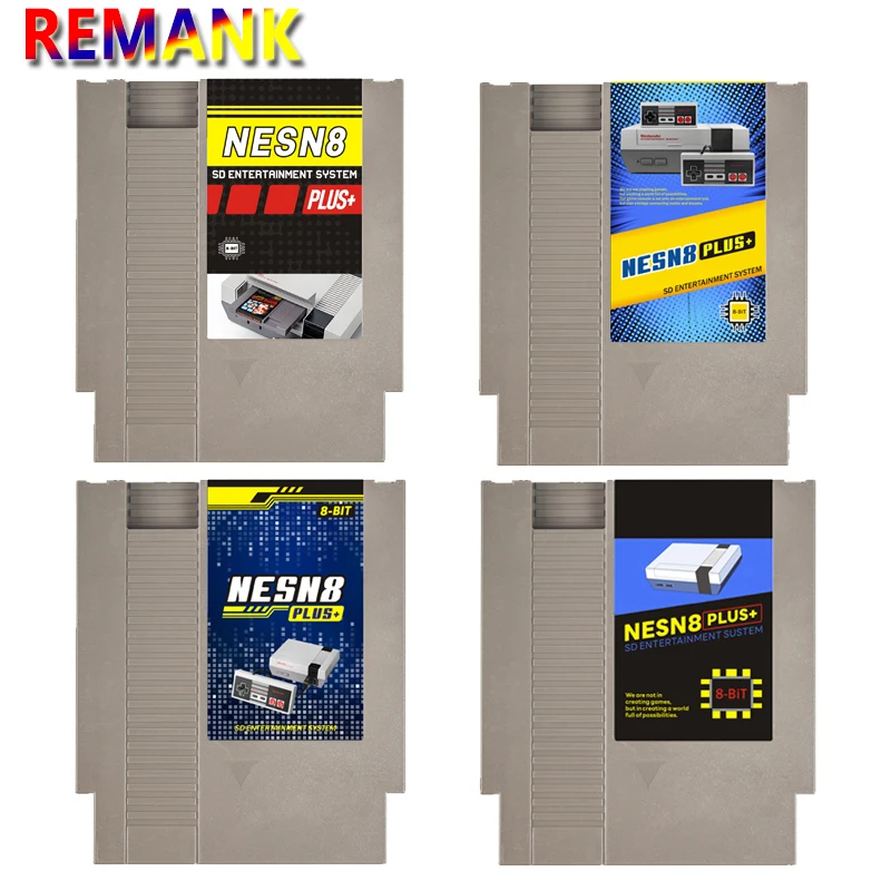 REMANK N8 Cartridge NESN8 Plus N8 Nes Cartridge For Video Game Console Accesories NES N8 Plus 8-Bit NEW Shell