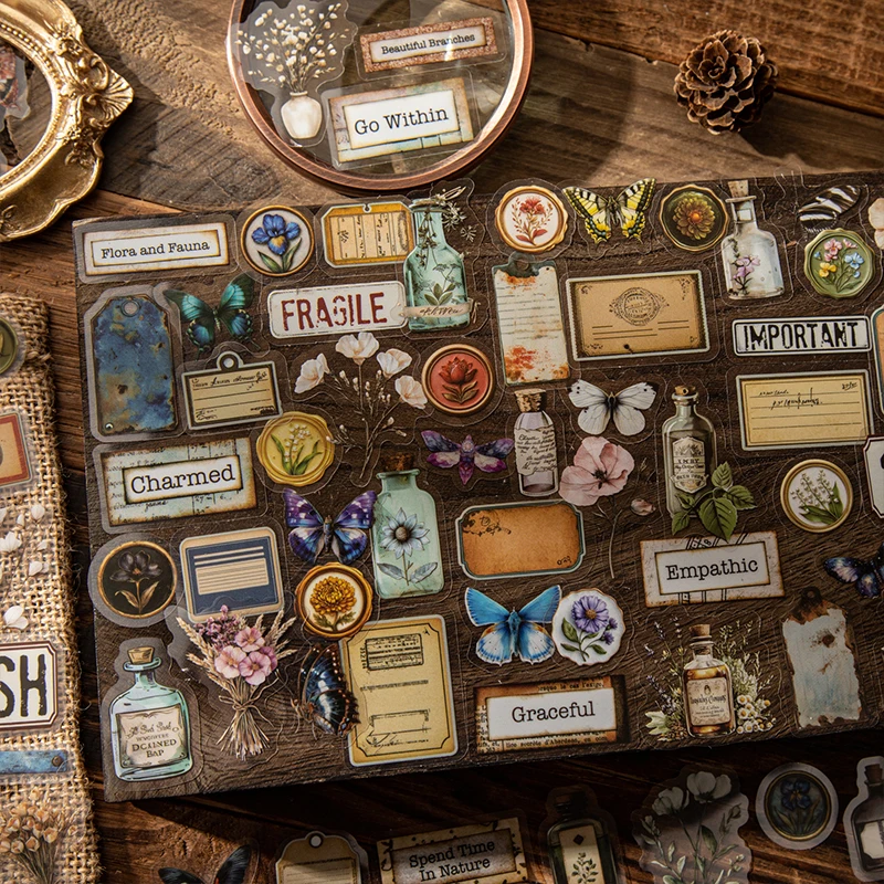 

JIANQI 50 шт./упак. прозрачные наклейки, материалы для домашних животных, материалы для скрапбукинга «сделай сам», коллаж, мусорный журнал, декор, наклейка