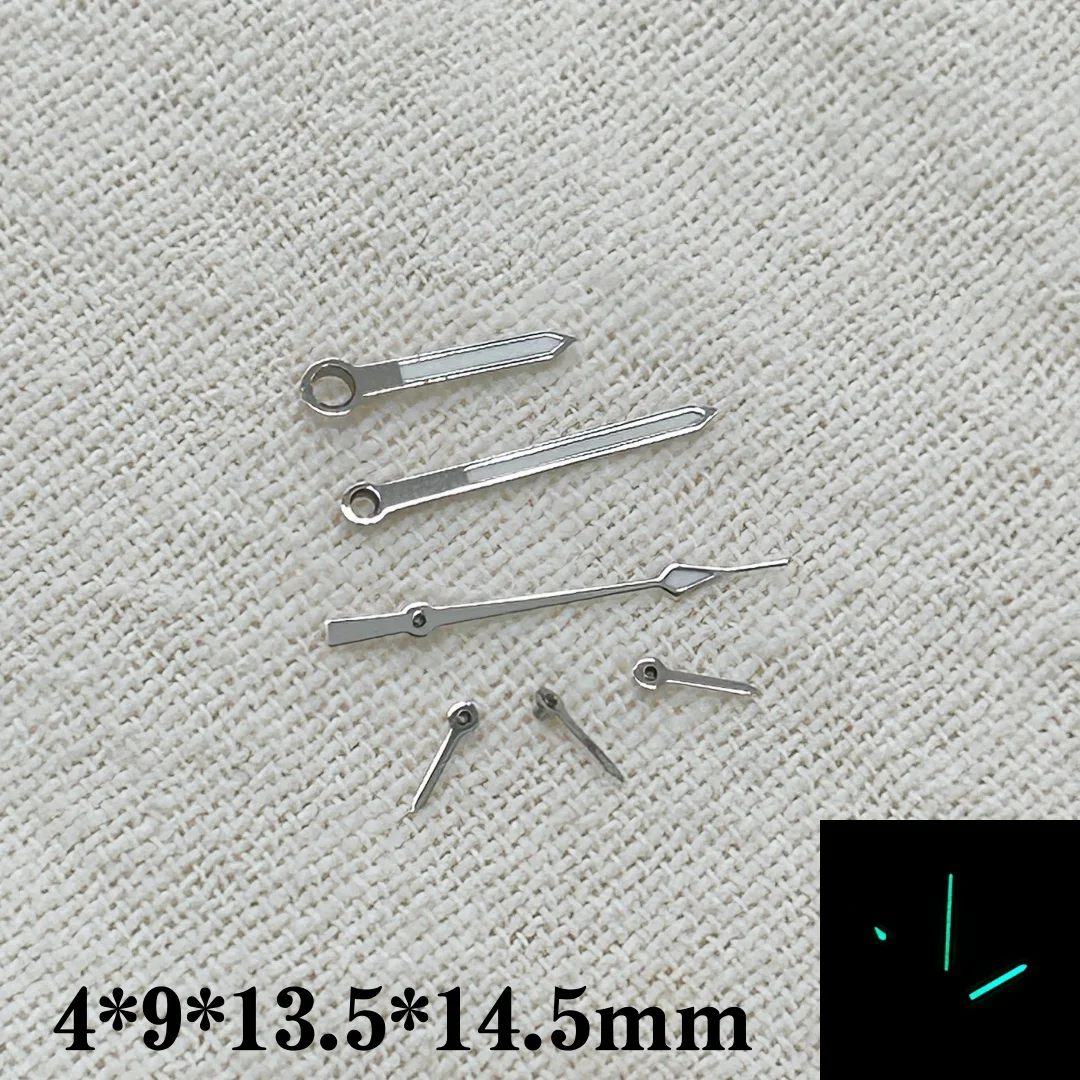 

Silver/White/Orange Forest VK63 Watch Hand fits for VK63 Movement Watch Hand fits for VK63 6 Hand Green Luminous Red Gold Silver