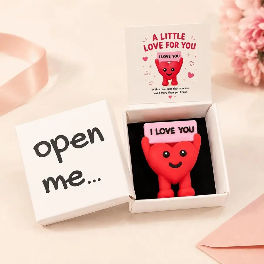 1/5/10/20/50/100pcs 2D Flat Otter Keychain Accessory, Attached Pocket Hug Encouragement Card, Lovely Animal‑Style Decor Charm, G