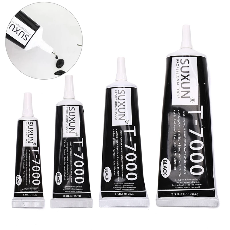 T7000 Set Multifunctional Glue DIY Mobile Phone Screen Frame Epoxy Black Sealant
