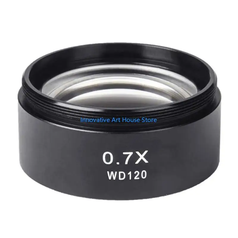 E1PC WD120 0.7X Auxiliary Objective Lens 48mm Thread Barlow Lens Replacement Biology