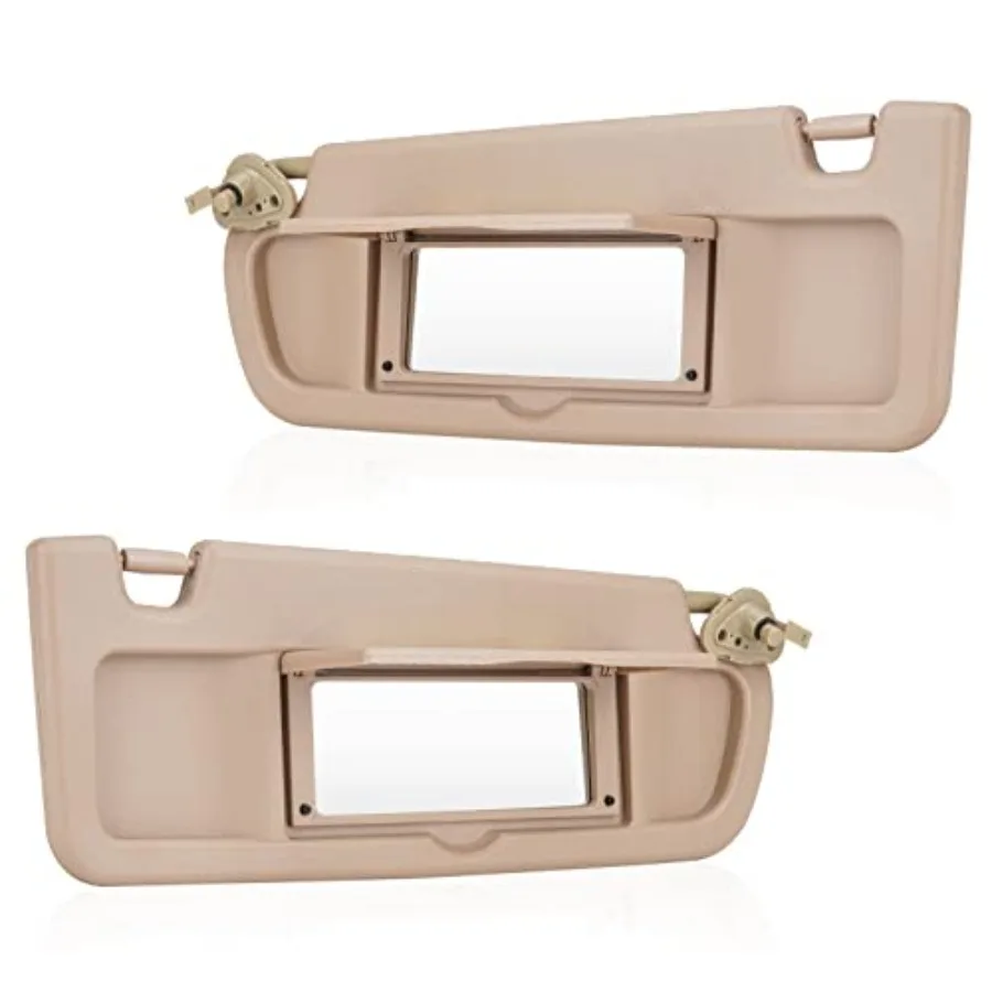 

2Pcs Driver and Passenger Side Sun Visor Without Light Fit for Honda Civic 2006 2007 2008 2009 2010 2011 Replace for 83280-SNA-