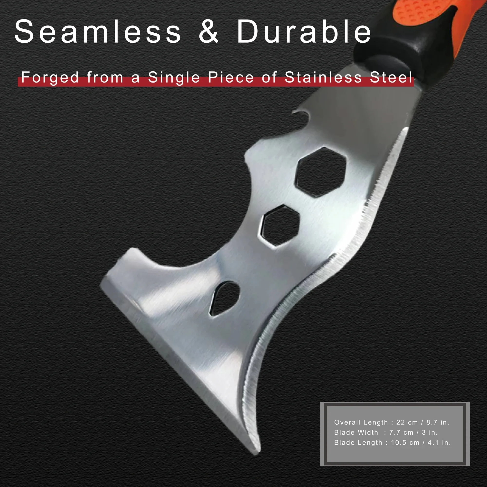 Stainless Steel Putty Knife Multi-Use Paint Scraper for Wallpaper Removal Can Opener Home DIY Construction Tool