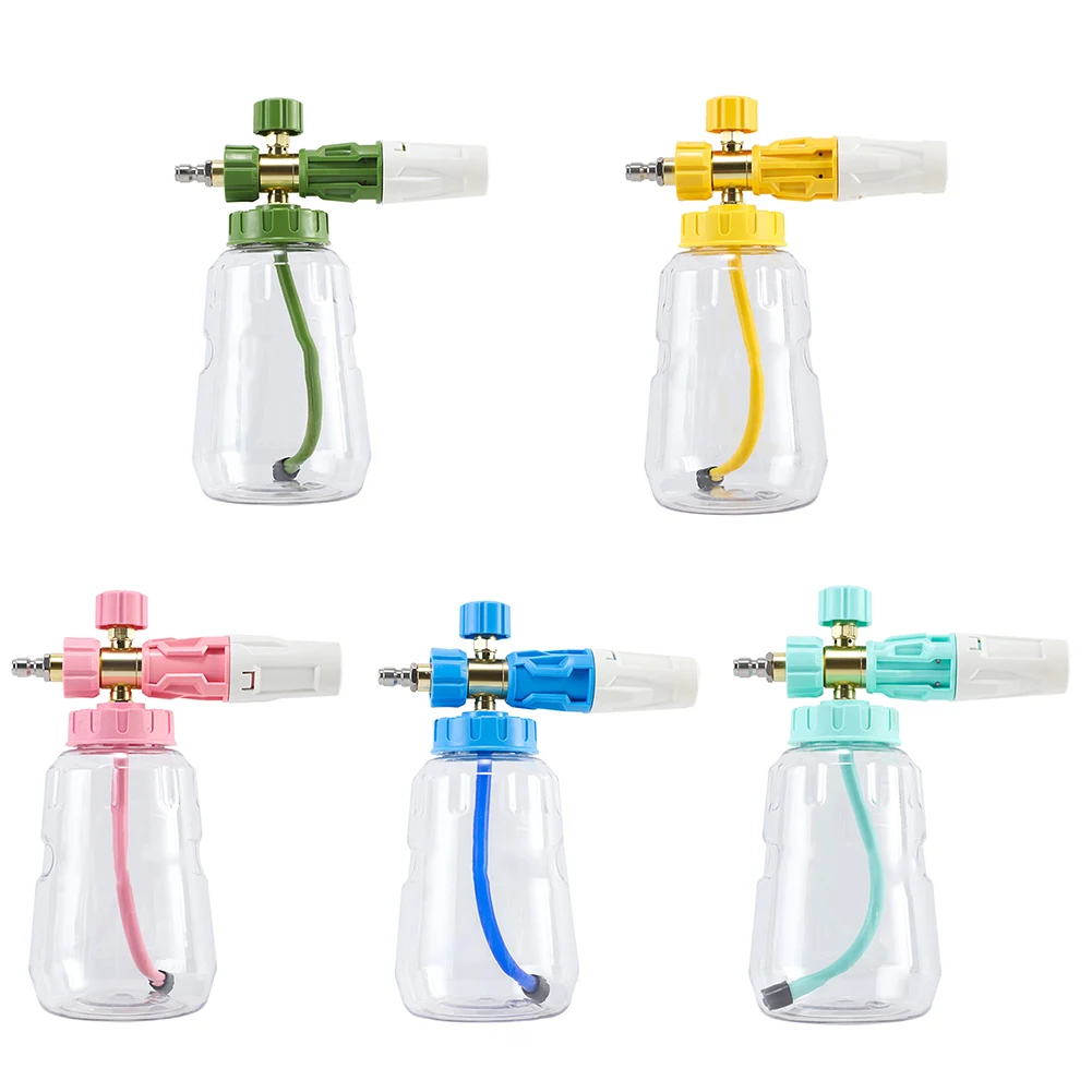 1L ABS Car Wash Snow Foam Lance Car Cleaning PA Foam 360 Degree Rotation Adjustment Nozzle For Wash Towel Foam Wash