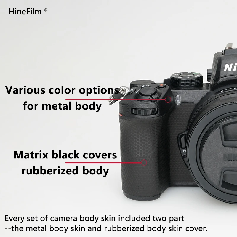 Hinefilm Skin For Nikon Z50 Camera Skin NikonZ50 Camera Cover Sticker Z 50 Camera Skin Protective Wrap Cover Film