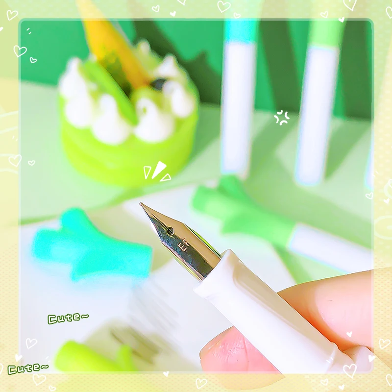school acsesories cute onion ink pen back to school supplies high quality fountain pen Writing Pens office kawaii Stationery