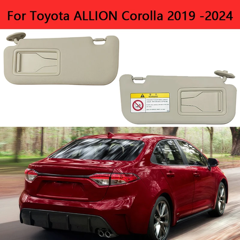Car Sun Visor Sun Protection Sun Shielding Visor With Mirror Car Replacement Parts For Toyota ALLION Corolla 2019 - 2024
