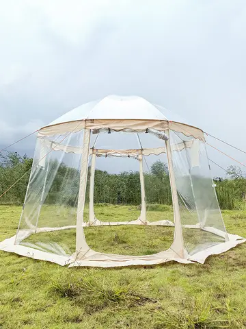 Portable Transparent Bubble Tent Instant Pop up Star Gazing Clear Camping Igloo Sunroom Quick Setup Outdoor Sports Sunroom