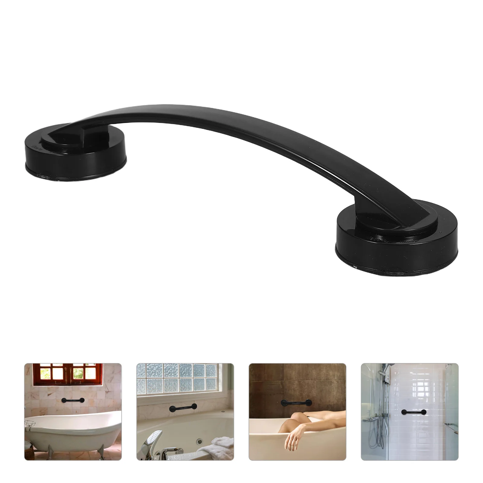 

Heavy Duty Bathroom Grab Bar for Seniors Non-Slip Shower and Tub Safety Rail for Elderly Handicap Support Sturdy Wall Mounted