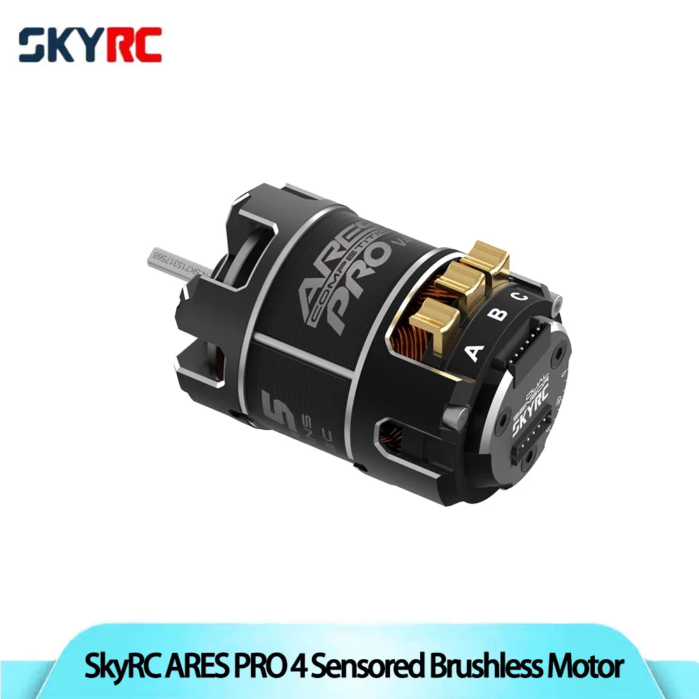 SkyRC ARES PRO 4 lengüetas de soldadura de baja resistencia sin escobillas con sensor resistencia inferior a 0,1 mΩ corriente máxima 80A por pestaña para coches Rc